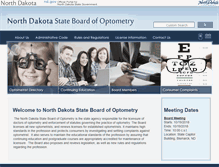 Tablet Screenshot of ndsbopt.org